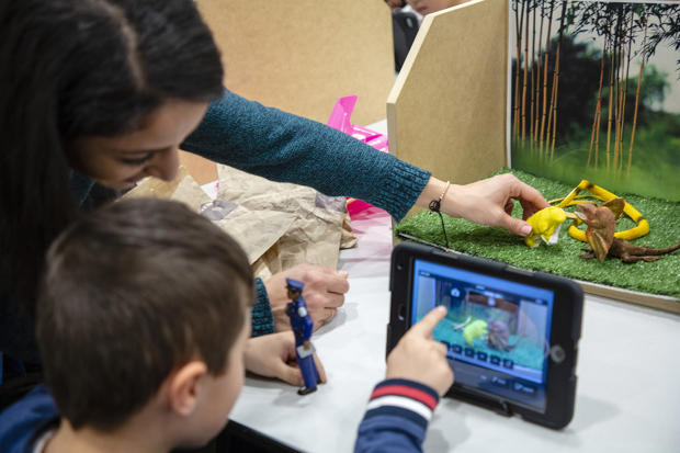 Making stop motion animation at Melbourne Museum.