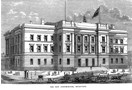 Illustration: "The New Custom House", from The Australasian Sketcher, 12 July 1873, p. 61.