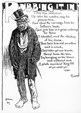 Cartoon from The Bulletin from 1902, headed "Rubbing it in", on the plight of Aboriginal people