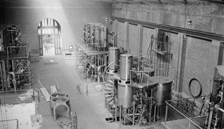 Spotswood Pumping Station, North Engine House interior, 1930s.