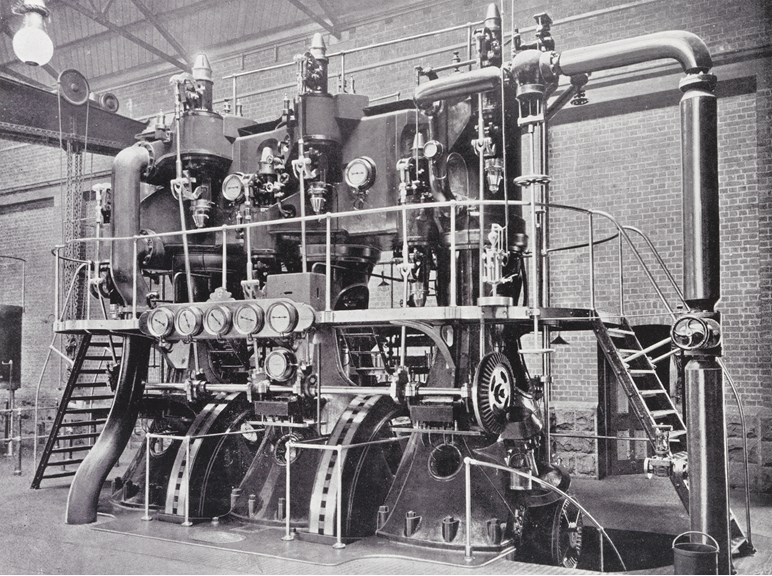 Austral Otis steam engine