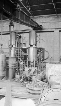 Engines in the North Engine House, mid-dismantlement