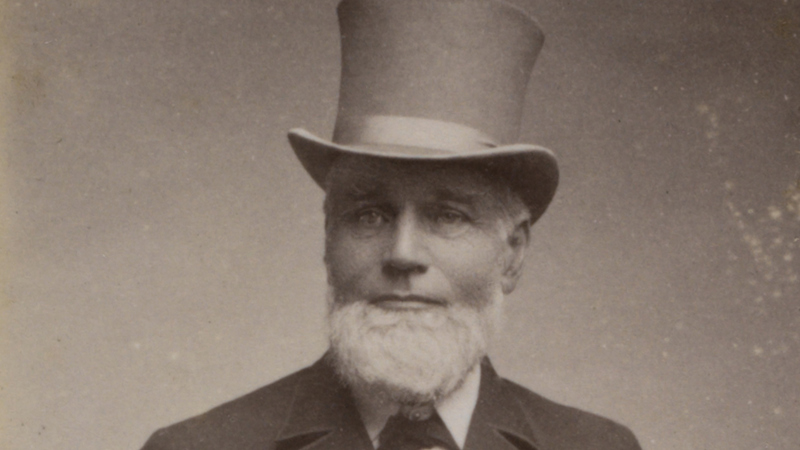 Portrait of John Twycross from the Twycross family album, John Twycross, Melbourne, circa 1880's.