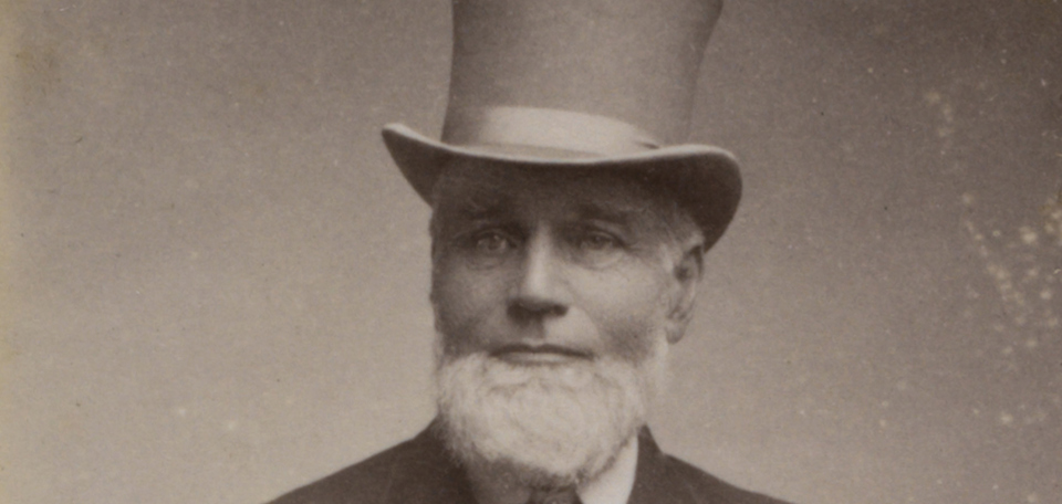 Portrait of John Twycross from the Twycross family album, John Twycross, Melbourne, circa 1880's.