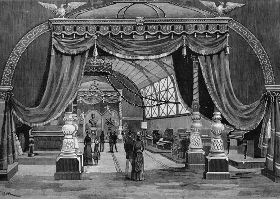The German court, published in the Illustrated Australian News, 15 September, 1888.