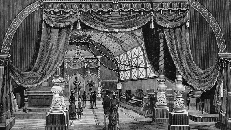 The German court, published in the Illustrated Australian News, 15 September, 1888.