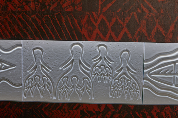 Panel in First Peoples exhibition
