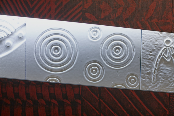 Panel in First Peoples exhibition