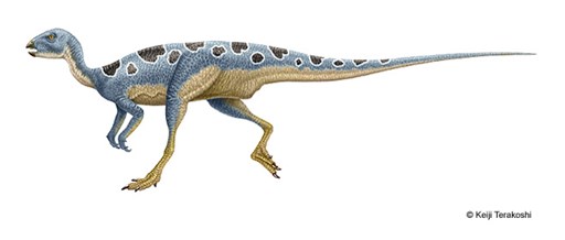 Illustration of a small dinosaur