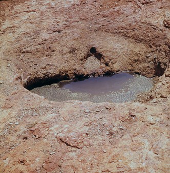 A well in a granite rocky area used and maintained by the Pintupi, Western Desert