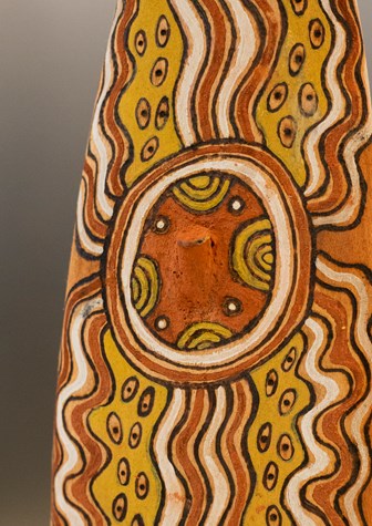 Detail of a painted shield