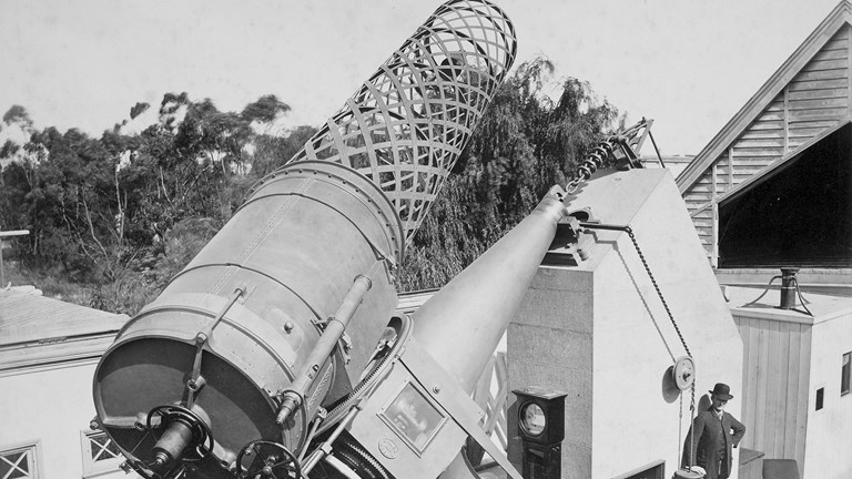 Great Melbourne Telescope at the Melbourne Observatory, 1880’s