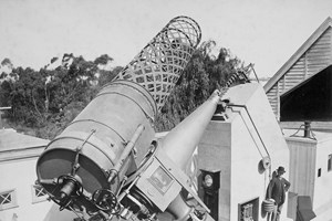 The Great Melbourne Telescope at the Melbourne Observatory, 1880s