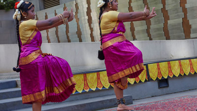  Dancers performing at Diwali Kids Fest in Immigration Museum