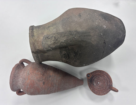 Roman era pottery.