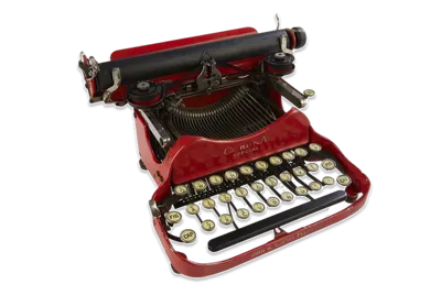 Red Smith & Corona  typewriter 