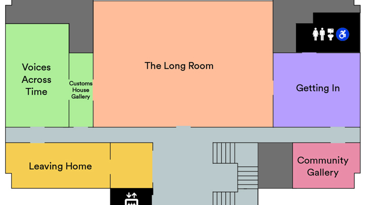 Immigration Museum First Floor Map