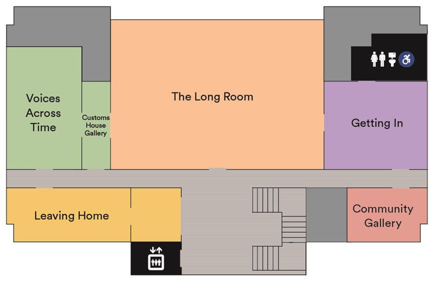 Immigration Museum First Floor Map