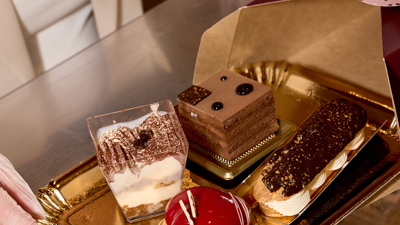 An assortment of Brunetti Classico desserts.