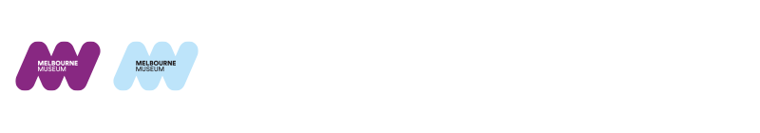 Museums Victoria symbol in colour with venue names